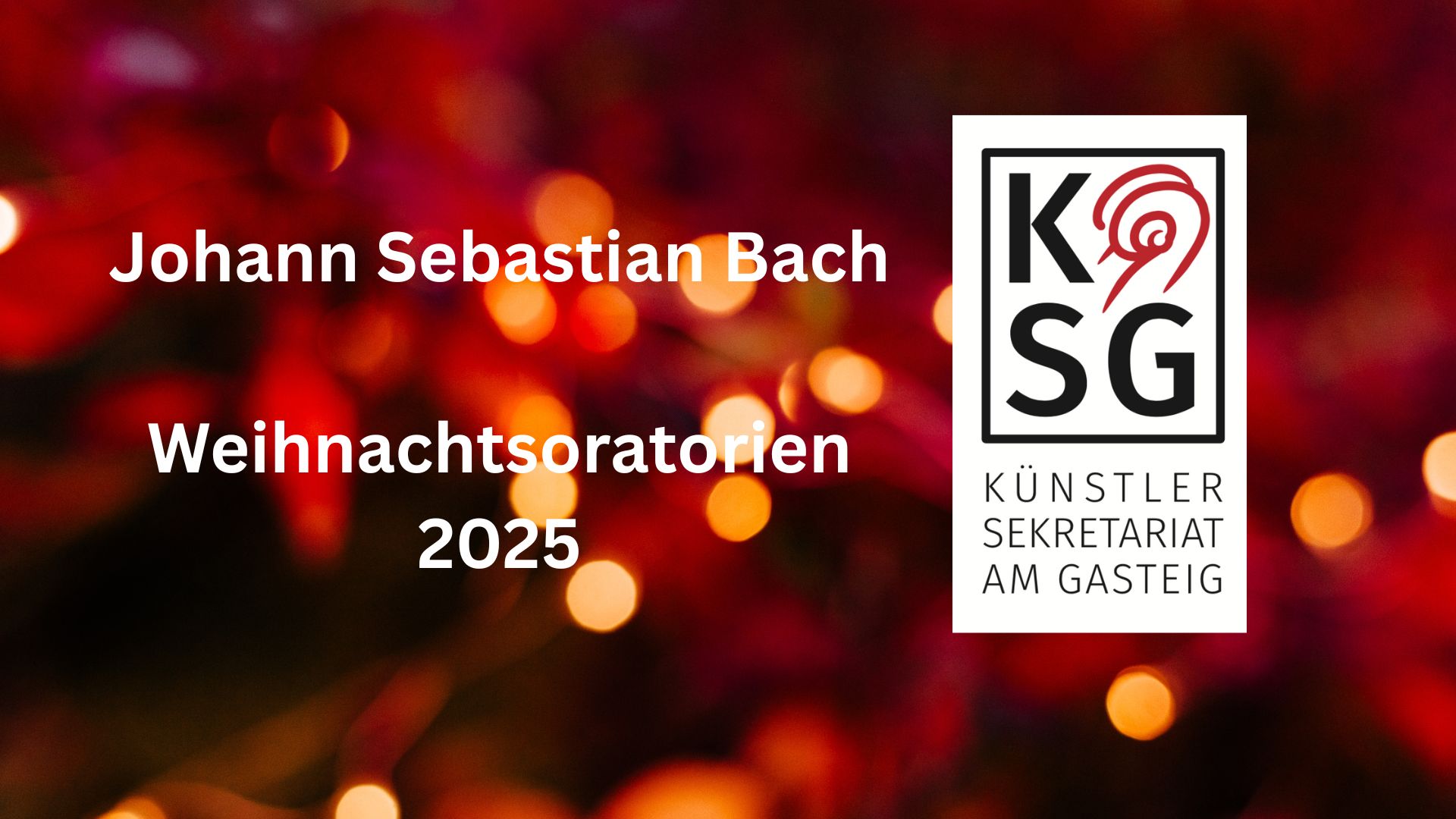 Weihnachtsoratorien 2025