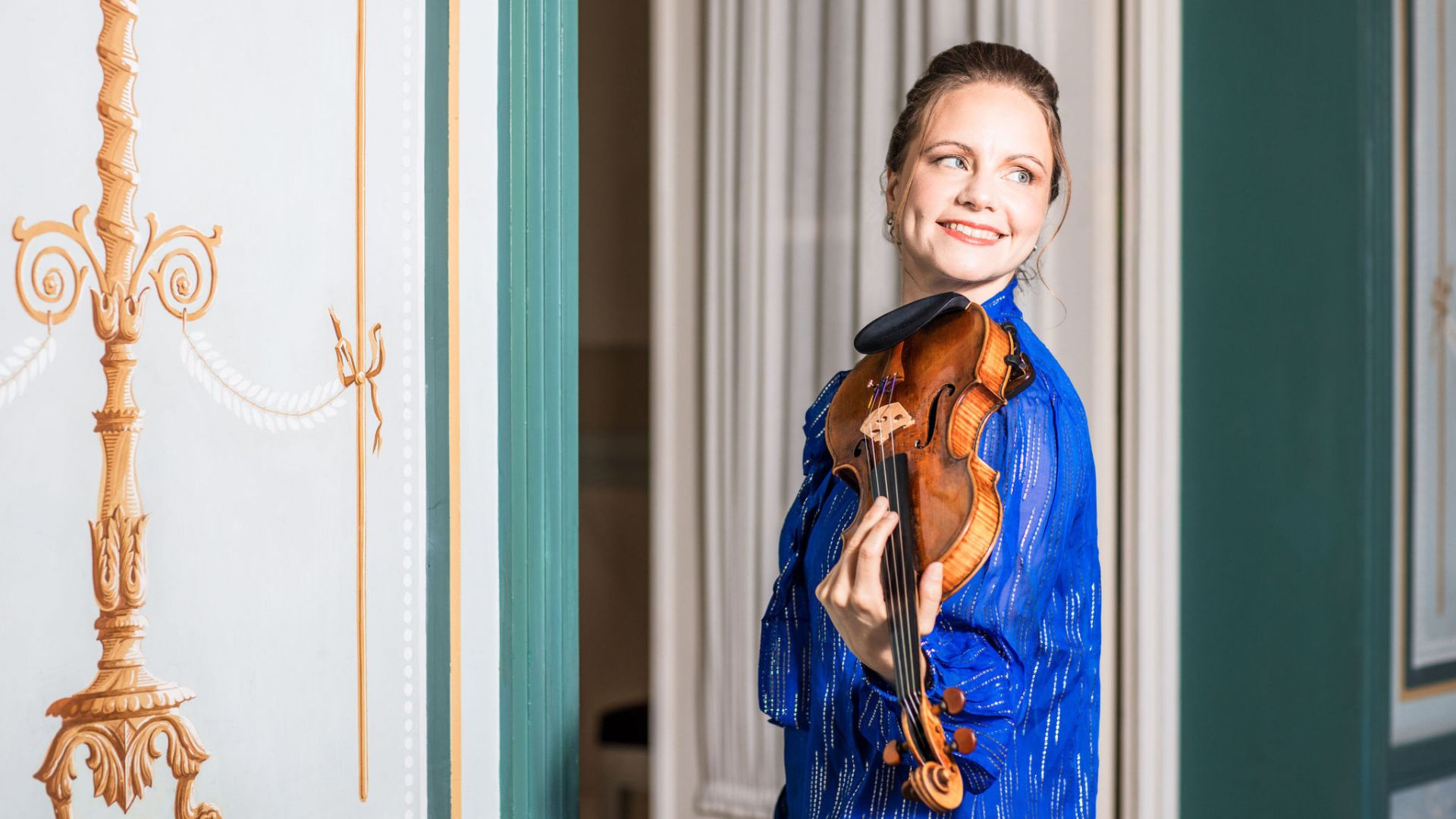 Julia Fischer auf Schloss Neuschwanstein